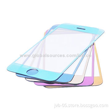 Colorful Stereo Tempered Glass Screen Protectors, Start with Do Not Touch Middle Layer Glued Veneer